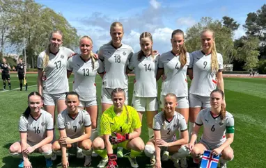 U19 kvenna - tap gegn Noregi (1)