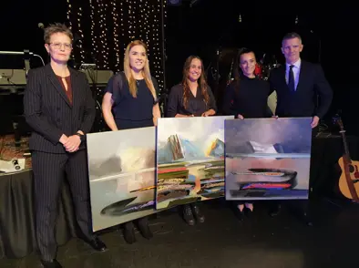 Fjórir leikmenn A kvenna heiðraðir