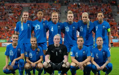 A kvenna - Ísland áfram í 16. sæti á heimslista FIFA