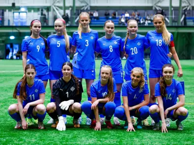 U16 kvenna vann frábæran sigur á Færeyjum