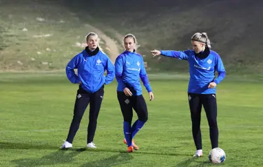 Undirbúningur hafinn fyrir leikinn gegn Slóvakíu