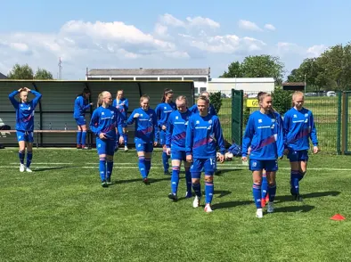 Sex mörk U16 kvenna gegn Króatíu