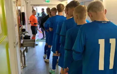 U15 karla - Byrjunarliðið í seinni leiknum gegn Finnlandi