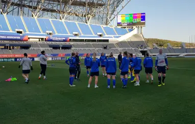 A kvenna - 3-2 sigur gegn Suður Kóreu