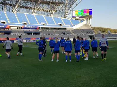 A kvenna - 3-2 sigur gegn Suður Kóreu