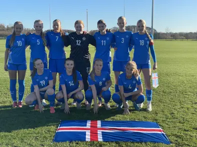 U15 kvenna - sigur gegn Sviss