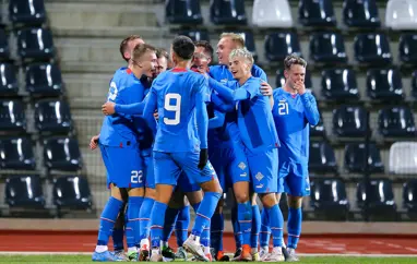 U21 karla - hópurinn fyrir leik gegn Wales