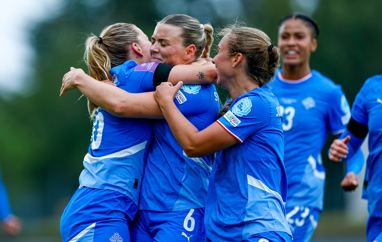 Ísland í A riðli á EM 2025