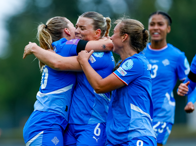 Ísland í A riðli á EM 2025