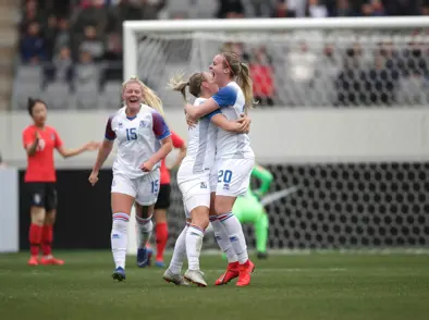 A kvenna - Hópurinn fyrir leikina gegn Ungverjalandi og Slóvakíu