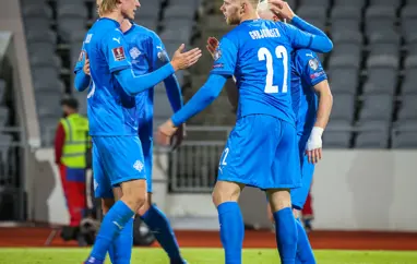 A karla - Byrjunarliðið gegn Rúmeníu (1)