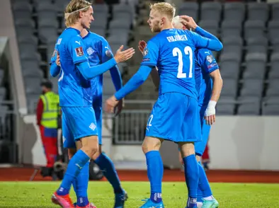 A karla - Byrjunarliðið gegn Rúmeníu (1)