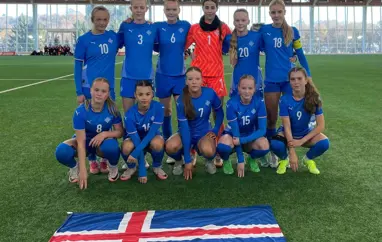 U15 kvenna - tap gegn Englandi
