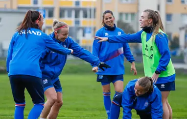 A kvenna - Byrjunarliðið gegn Lettlandi