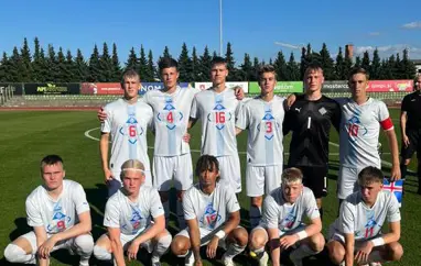 U19 karla - sigur í fyrsta leik í Slóveníu