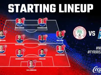 A karla - Byrjunarliðið tilbúið