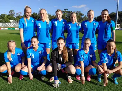 Hópur U19 kvenna fyrir milliriðla