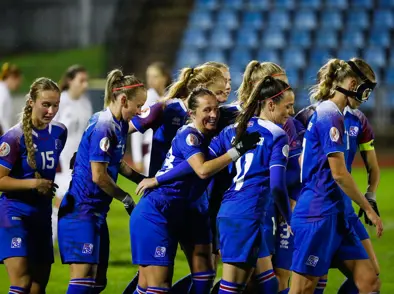 A kvenna - 6-0 sigur gegn Lettlandi