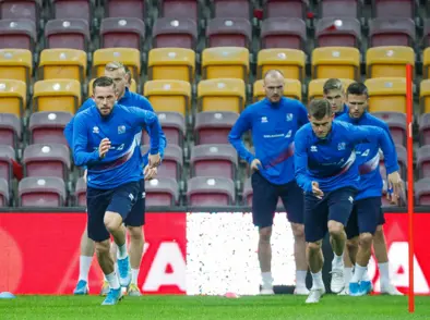 Æft á keppnisvellinum í Istanbul