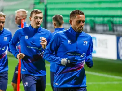 Mæta Moldóvu á sunnudag