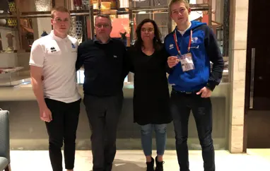 U21 karla - Tveir fengu afhent nýliðamerki KSÍ