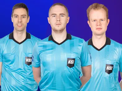 Dæma leik í Unglingadeild UEFA (1)