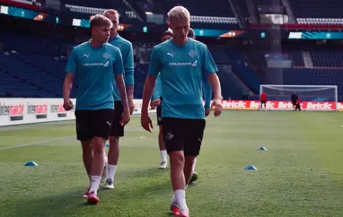 Æfðu á Parc des Princes