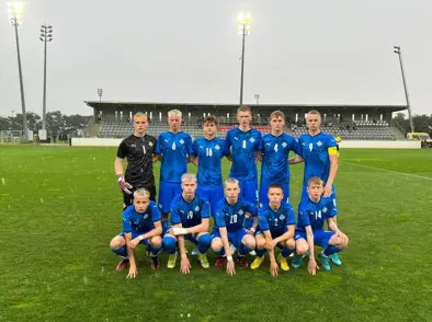 U17 karla - tap í síðasta leik á Telki Cup