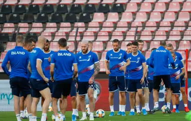 A karla - Byrjunarliðið gegn Albaníu (1)