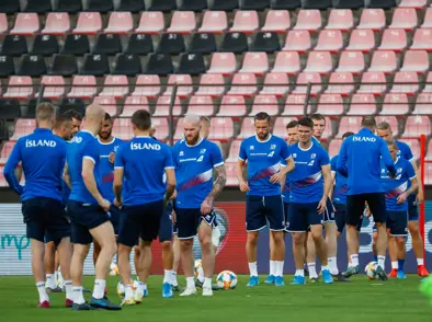 A karla - Byrjunarliðið gegn Albaníu (1)