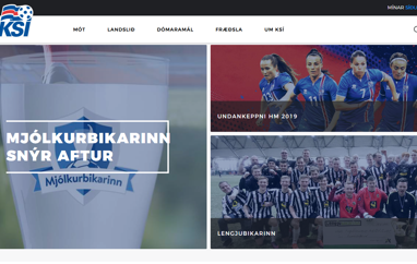 Ný vefsíða KSÍ hefur verið opnuð