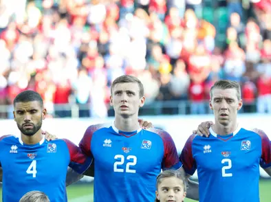 A karla - Mæta Belgíu á þriðjudag