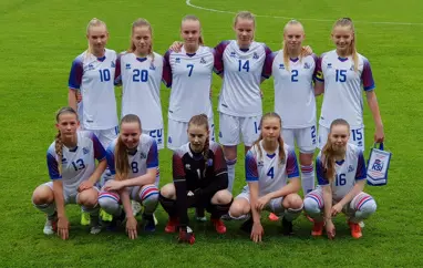 Fimmtán marka sigur U16 kvenna á Norður-Makedóníu