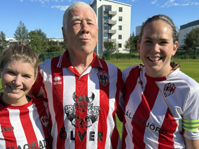 Þróttur oldboys/oldgirls fékk heimsókn frá Bandaríkjunum