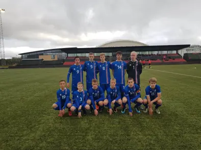 U15 karla - Byrjunarlið Íslands gegn Sviss