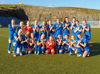 U15 karla og kvenna mæta Færeyjum aftur á fimmtudag