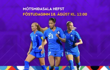 Mótsmiðasala á heimaleiki í Þjóðadeild kvenna hefst á föstudag