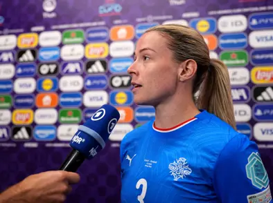 Hundruðir viðtala íslenska liðsins á EM 2025