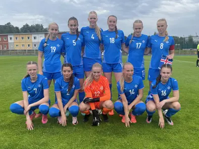U16 kvenna - tap gegn Tékkum