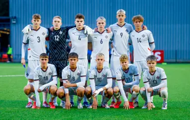 Frábær sigur hjá U17 karla