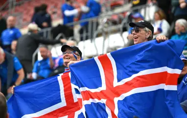 Mæta Noregi á Þróttarvelli í dag