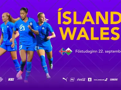 A kvenna - miðasala á leik Íslands og Wales hefst kl. 12:00