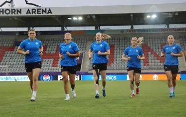 Æft á keppnisvellinum í Thun