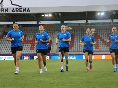 Æft á keppnisvellinum í Thun