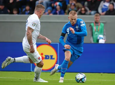 Naumt tap gegn Slóvakíu