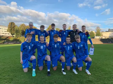 U15 karla - naumt tap gegn Finnlandi