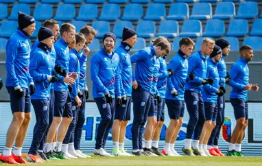 A karla - Byrjunarliðið gegn Albaníu