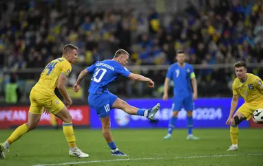 Grátlegt tap gegn Úkraínu