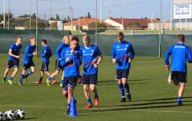 U21 karla - 3-0 sigur gegn Katar