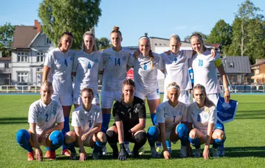 U23 kvenna - Sigur gegn A liði Eistlands